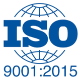ISO 9001:2015 — Quality Management, certified