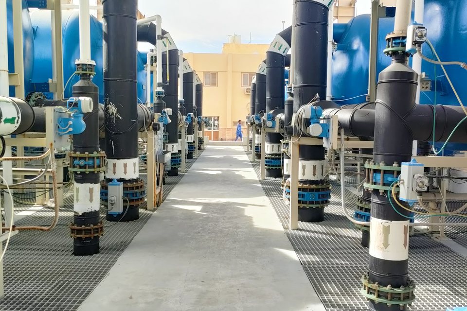 Water treatment plant, GIZ-supported programme